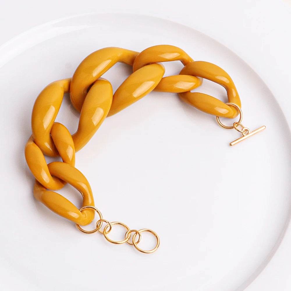 Acrylic Chunky Chain Bag Strap For Mini Purses