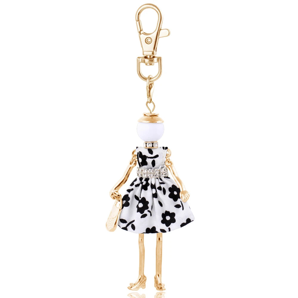Handmade Fashion Doll Keychain
