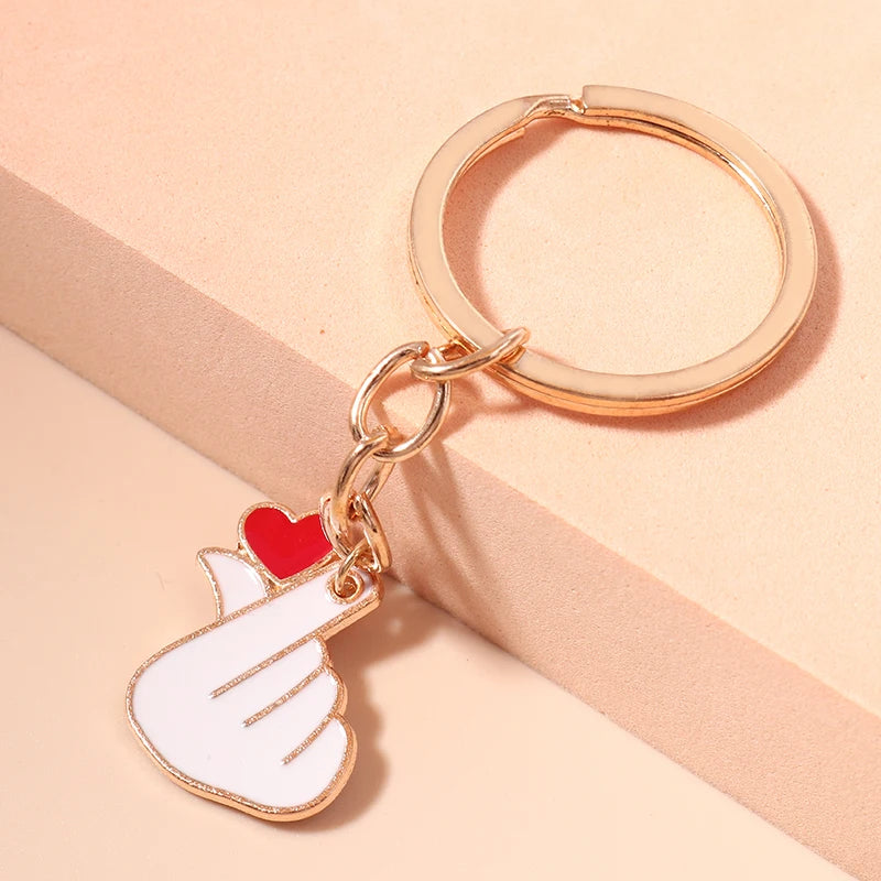 Mini High Heel & Lipstick Charm Keychain