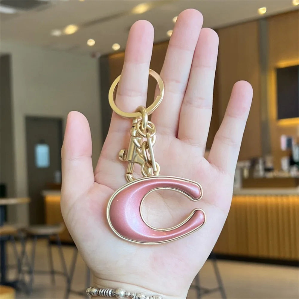 Oversized C Bag Charm