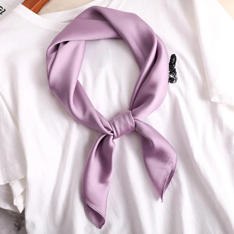 Satin Square Scarf – 17 Colors