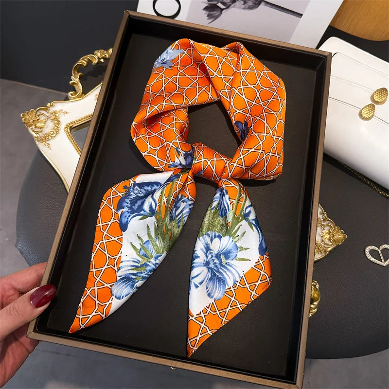 Paisley Print Square Scarf