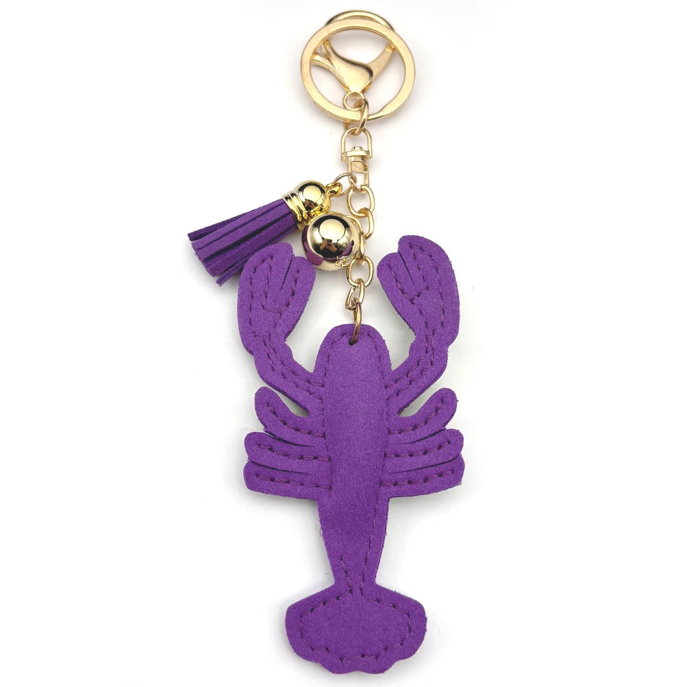 Purple Lobster Keychain