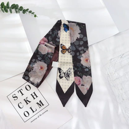 Skinny Silk Wrist Ribbon Scarf