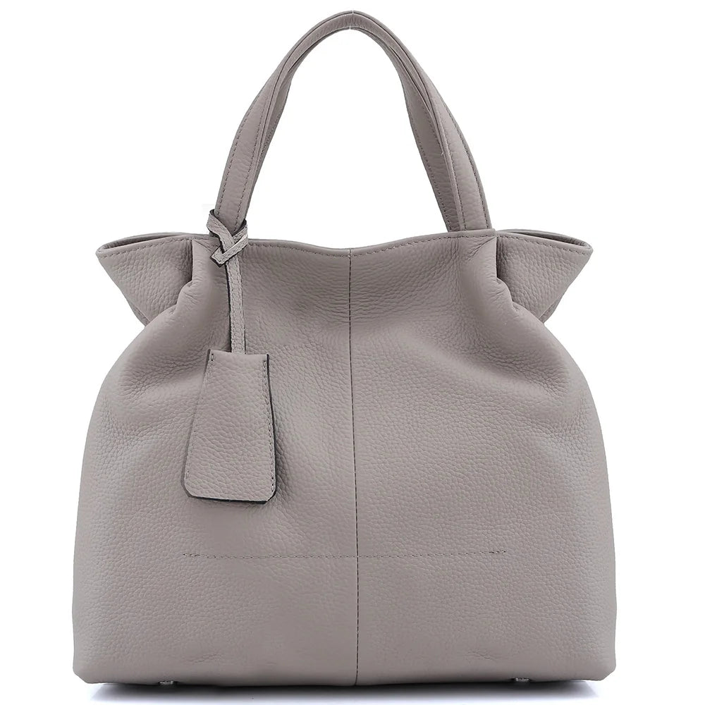 Soft Ruched Bucket Shoulder Bag