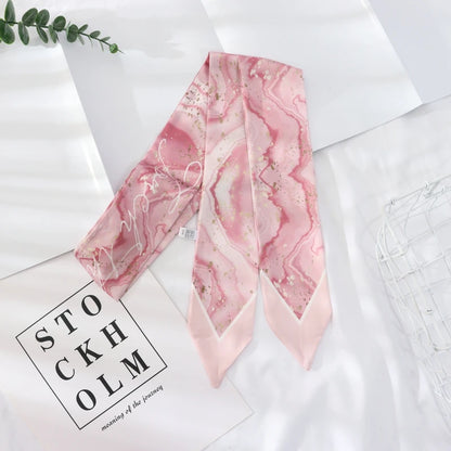 Skinny Silk Wrist Ribbon Scarf
