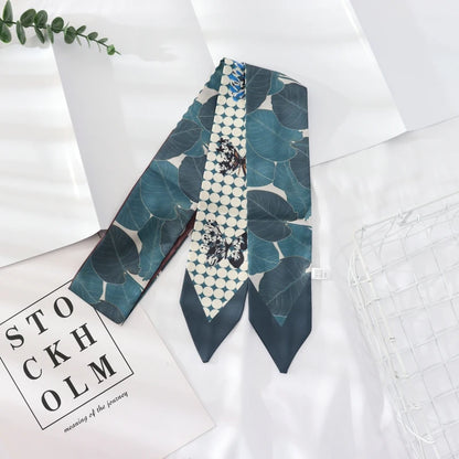 Skinny Silk Wrist Ribbon Scarf