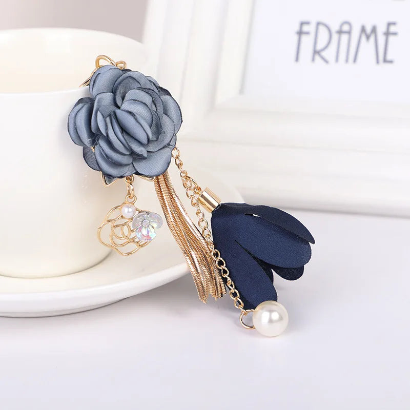 Flower Tassel Keychain