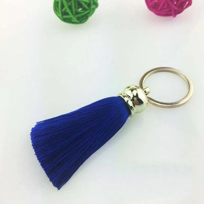 Silk Tassel Keychain — Colorful Bag & Car Charm