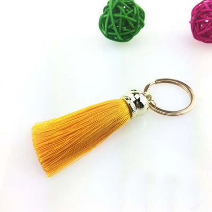 Silk Tassel Keychain — Colorful Bag & Car Charm
