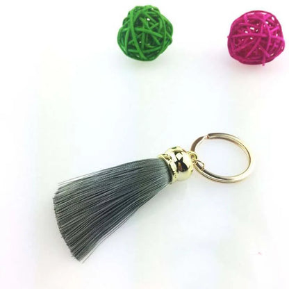 Silk Tassel Keychain — Colorful Bag & Car Charm