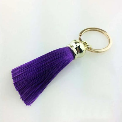 Silk Tassel Keychain — Colorful Bag & Car Charm