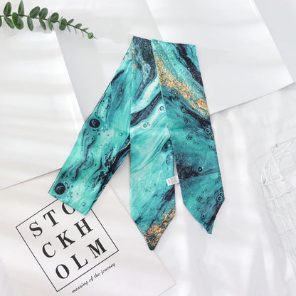 Skinny Silk Wrist Ribbon Scarf