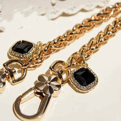 Gold-Tone Metal Bag Chain Strap