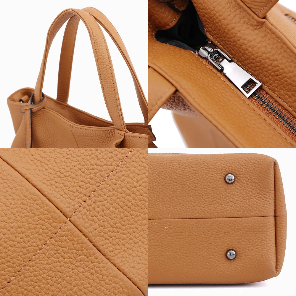 Soft Ruched Bucket Shoulder Bag