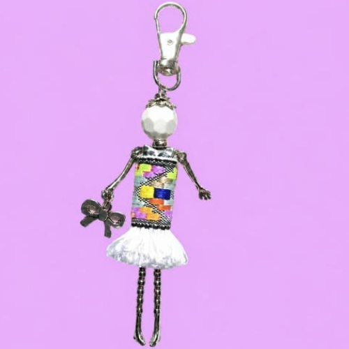 Fashion Doll Purse Charm