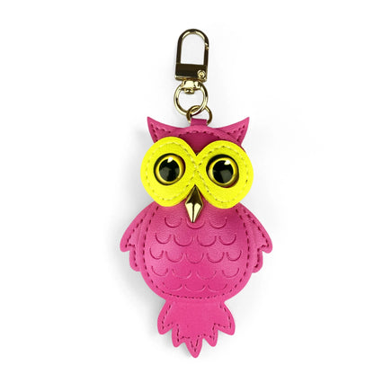 Two-Tone Owl Bag Charm & Keychain