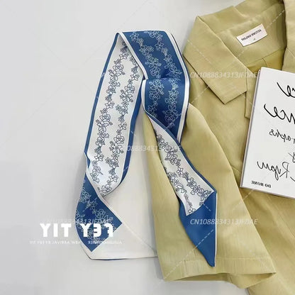 Silk Satin Scarf Bag Handle