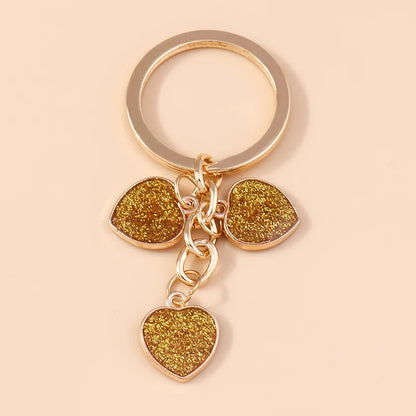 Enamel Love Heart Keychain