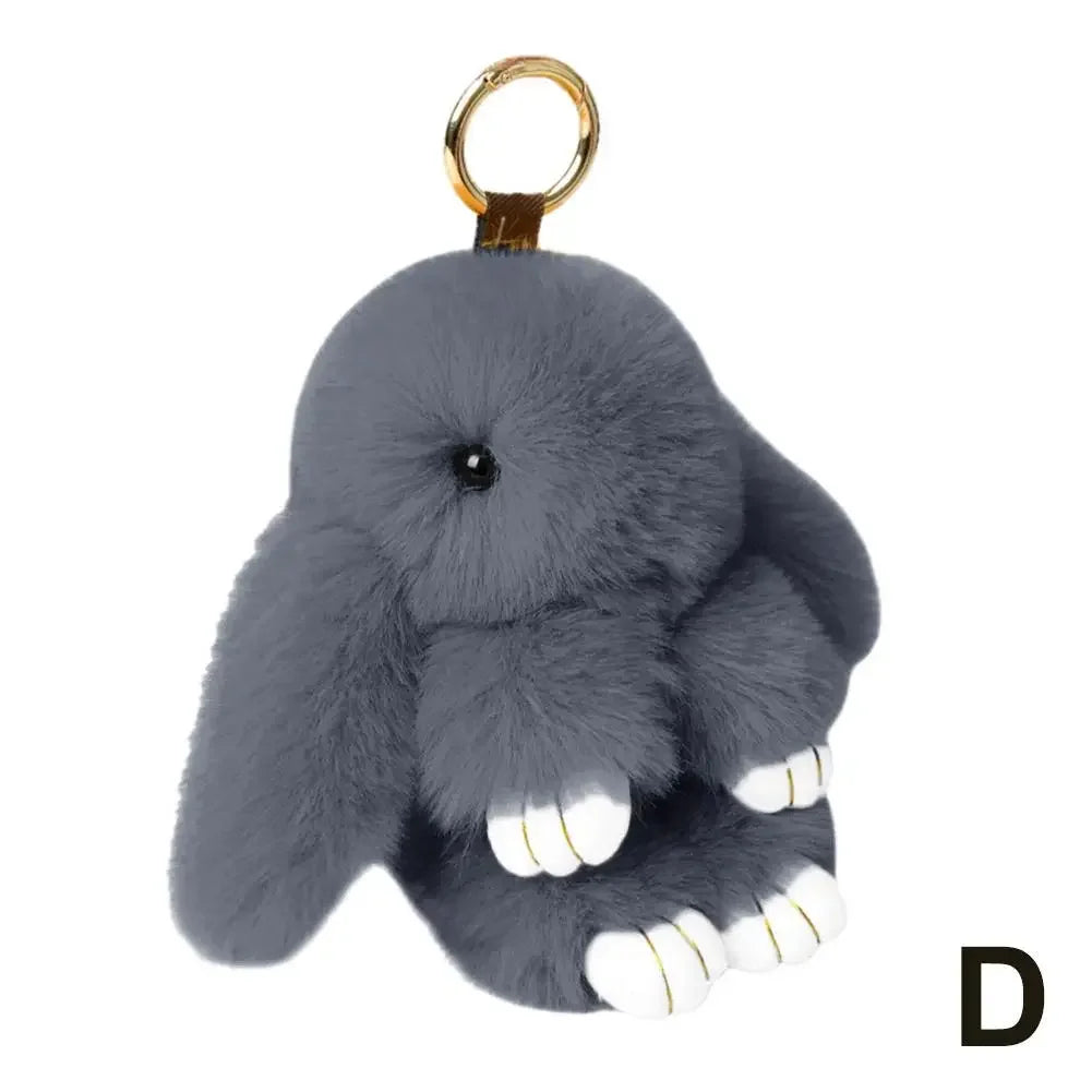 Long Ear Bunny Plush Keychain