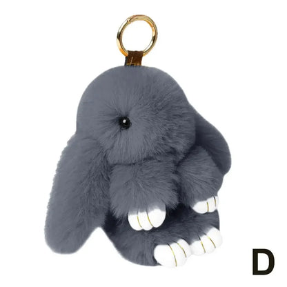 Long Ear Bunny Plush Keychain