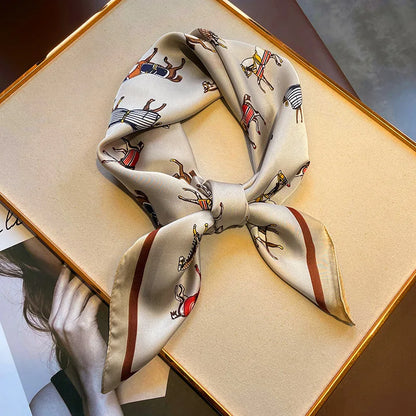 Luxury Print Square Scarf