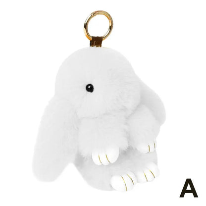 Long Ear Bunny Plush Keychain