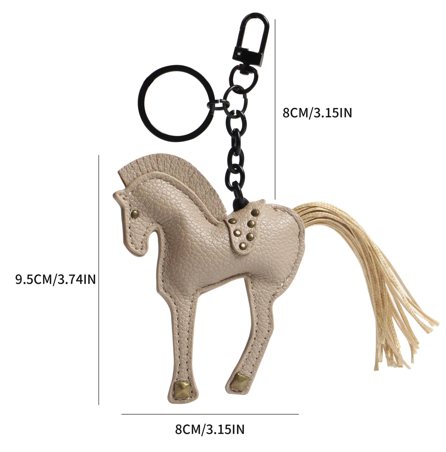 Leather Pony Bag Charm