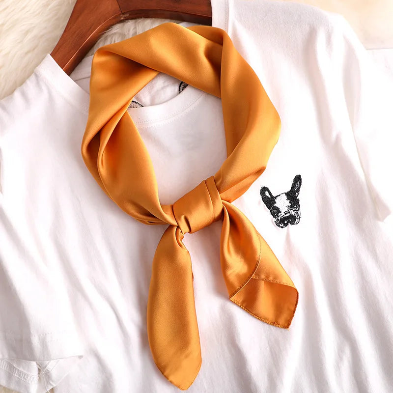 Satin Square Scarf – 17 Colors