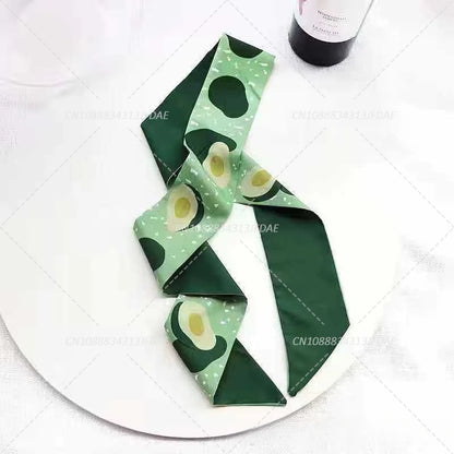 Silk Satin Scarf Bag Handle
