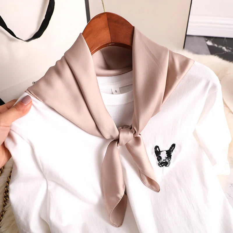 Satin Square Scarf – 17 Colors
