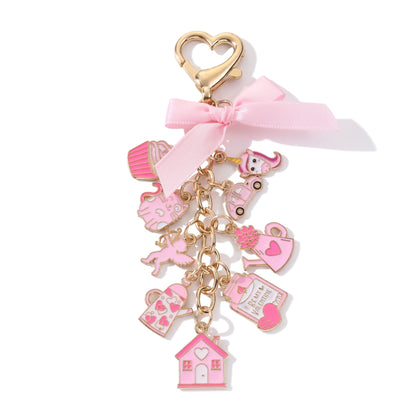 Love Letter Cake Keychain