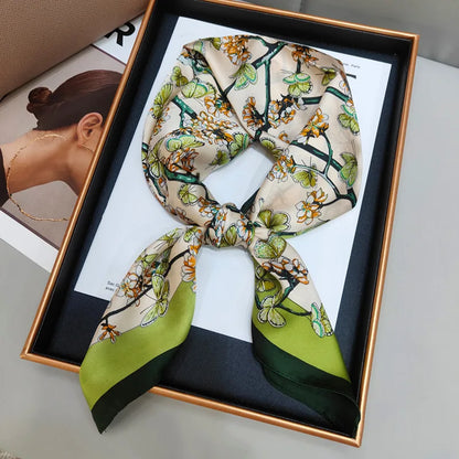 Luxury Print Square Scarf