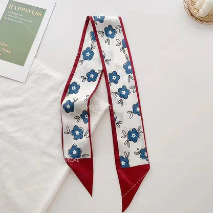 Silk Satin Scarf Bag Handle