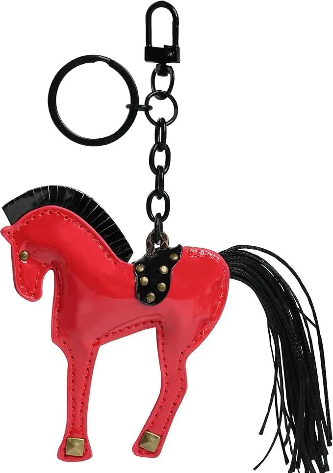 Leather Pony Bag Charm