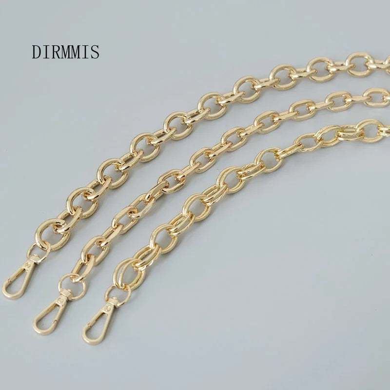 Gold Metal Chain Bag Strap