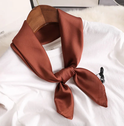 Satin Square Scarf – 17 Colors