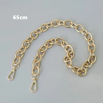 Gold Metal Chain Bag Strap