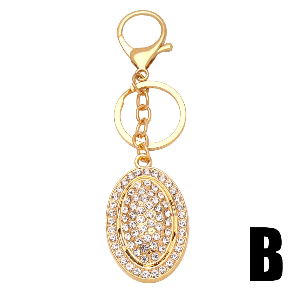 Rhinestone Fairy Angel Wings Keychains