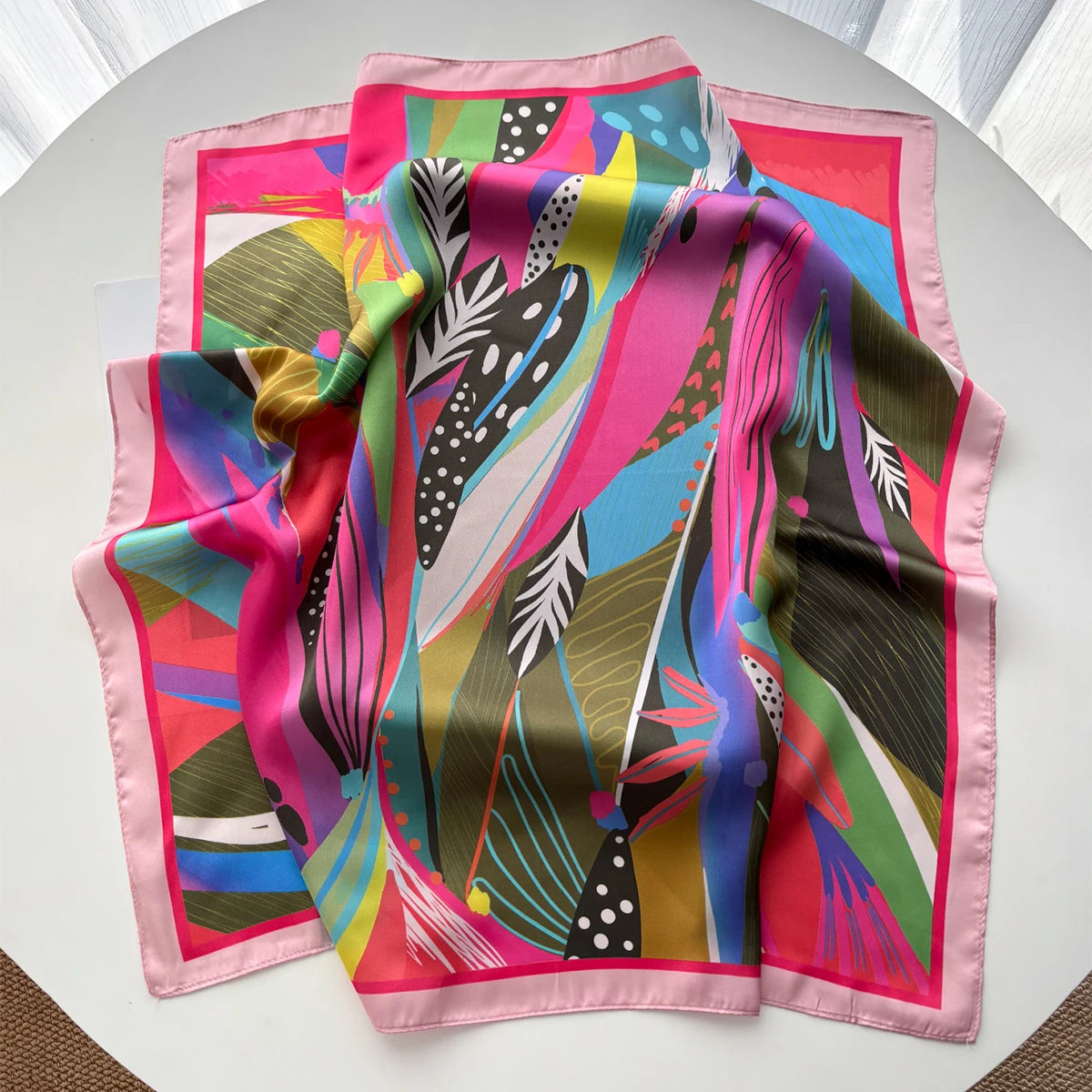 Satin Neckerchief Square Scarf