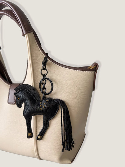 Leather Pony Bag Charm