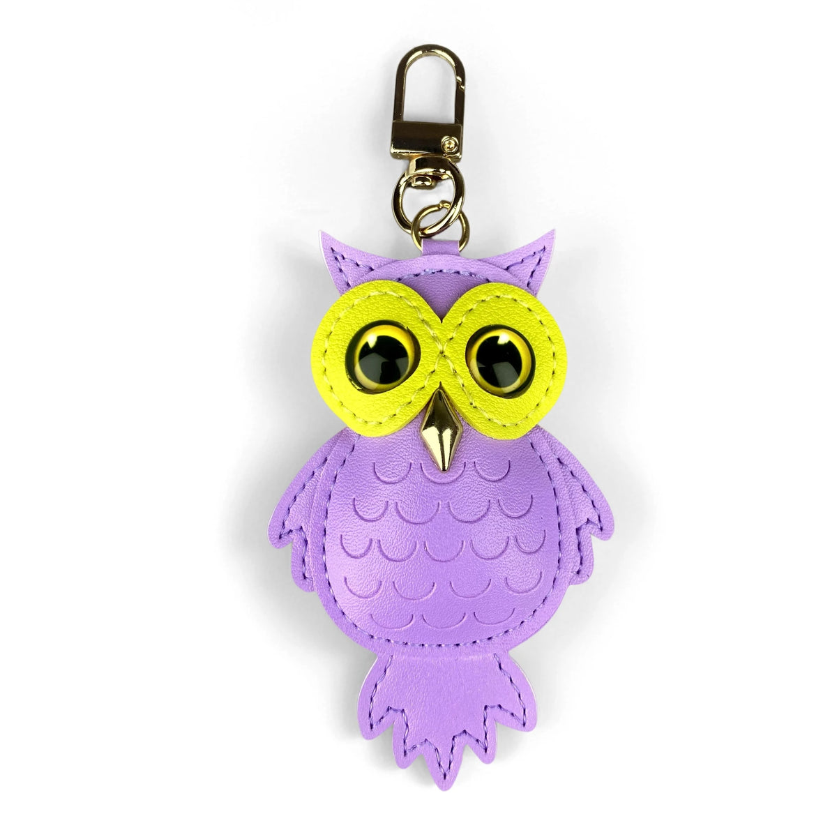Two-Tone Owl Bag Charm & Keychain