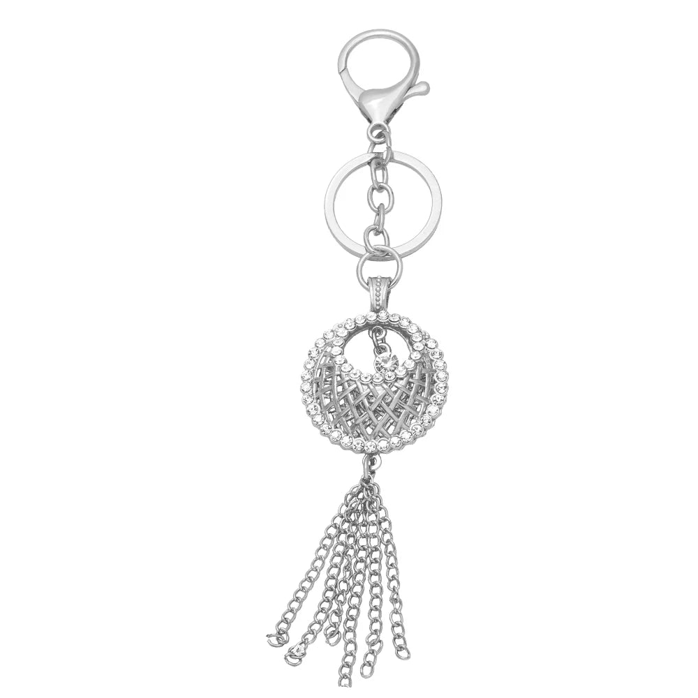 Rhinestone Fairy Angel Wings Keychains