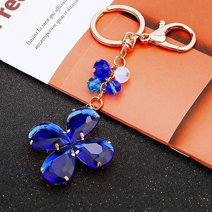 Crystal Clover Keychains
