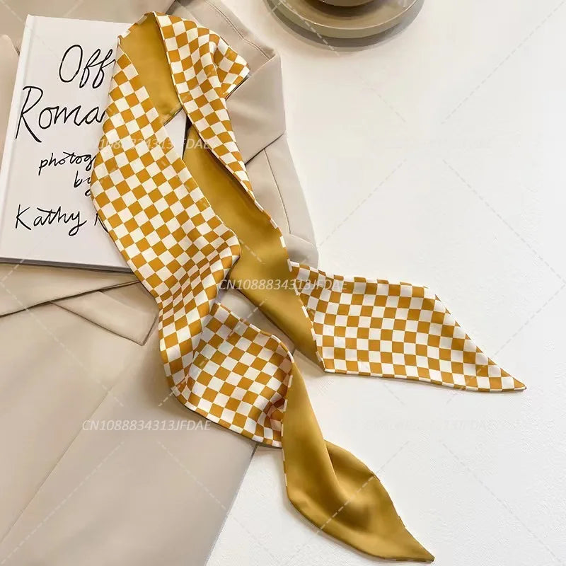 Silk Satin Scarf Bag Handle