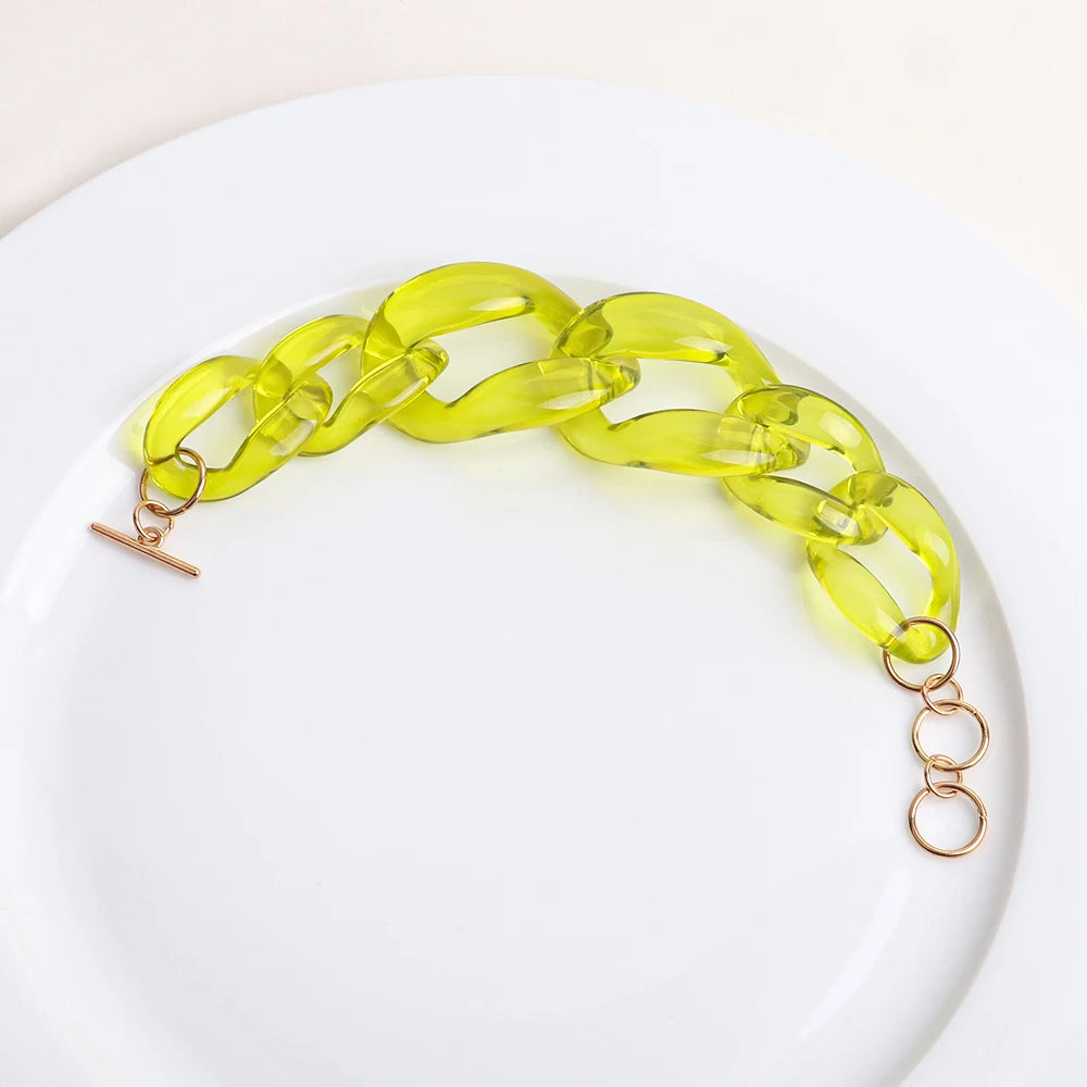 Acrylic Chunky Chain Bag Strap For Mini Purses
