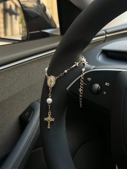 Steering Wheel Bead Charm Ornament