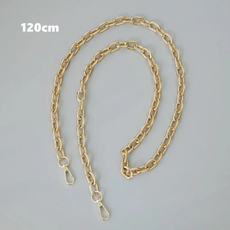 Gold Metal Chain Bag Strap