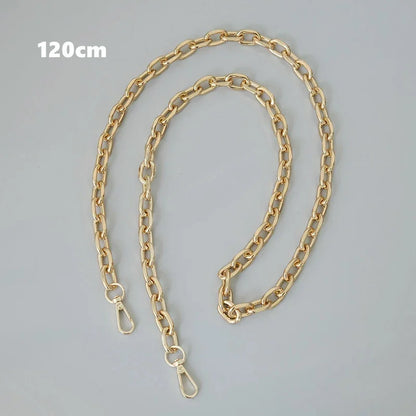 Gold Metal Chain Bag Strap