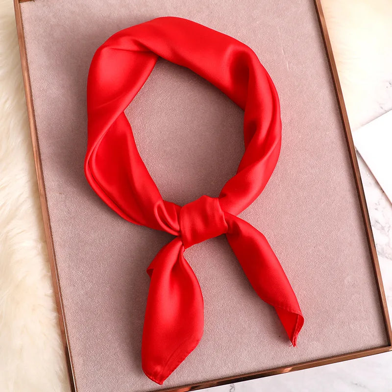 Satin Square Scarf – 17 Colors
